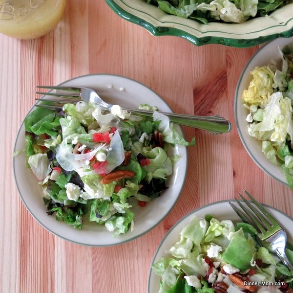 Fancy Salad with Fennel, Feta, Watermelon & Pecans - The Dinner-Mom