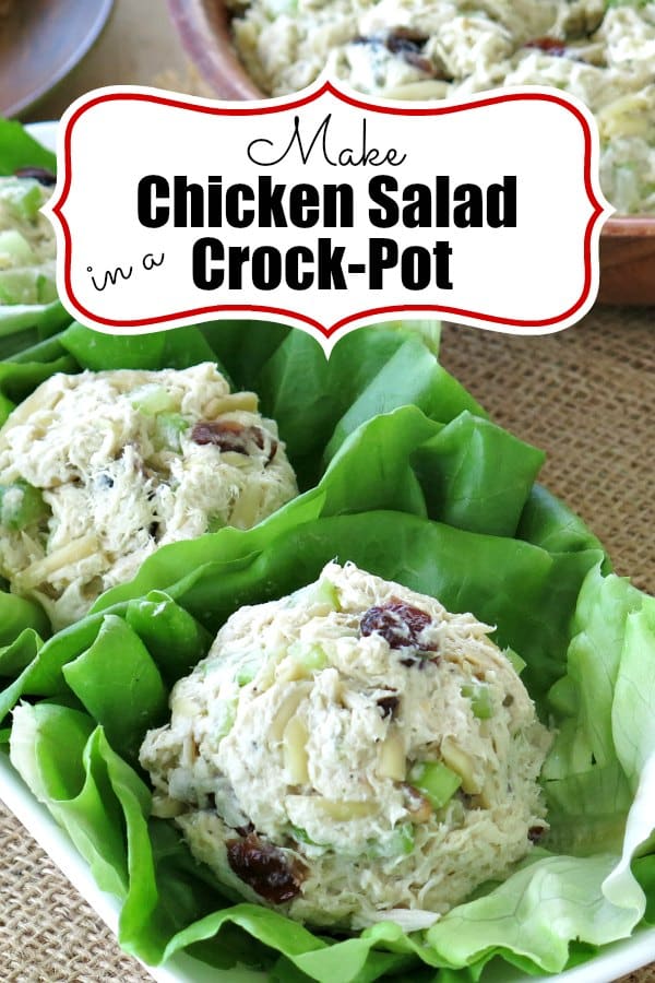 Slow Cooker Chicken Salad {low Carb Option} The Dinner Mom