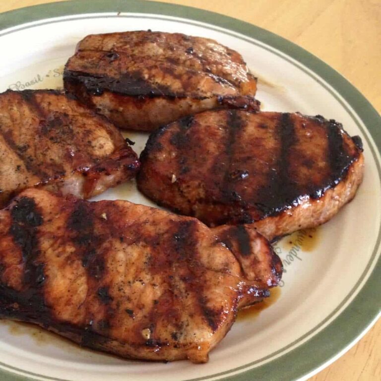 Molasses Marinade for Grilled Pork Chops The DinnerMom