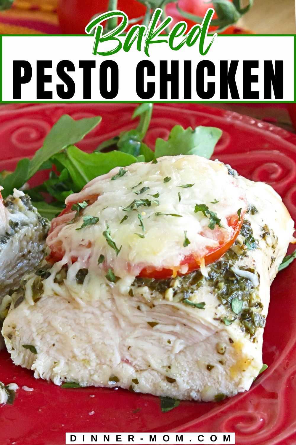 Easy Baked Pesto Chicken - The Dinner-Mom