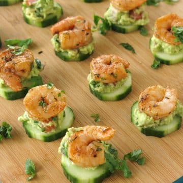 Cajun Shrimp Guacamole Bites - The Dinner-Mom