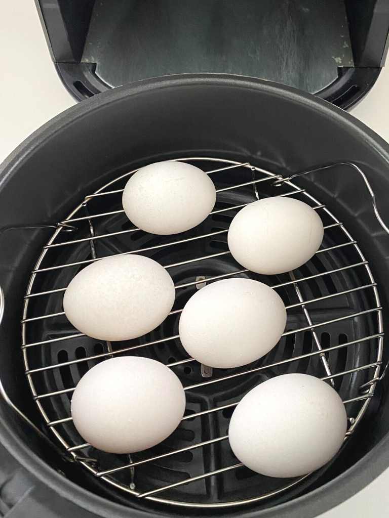 Air Fryer Eggs in a Basket