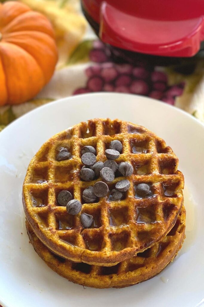 Pumpkin Chaffles With Cottage Cheese The Dinner Mom