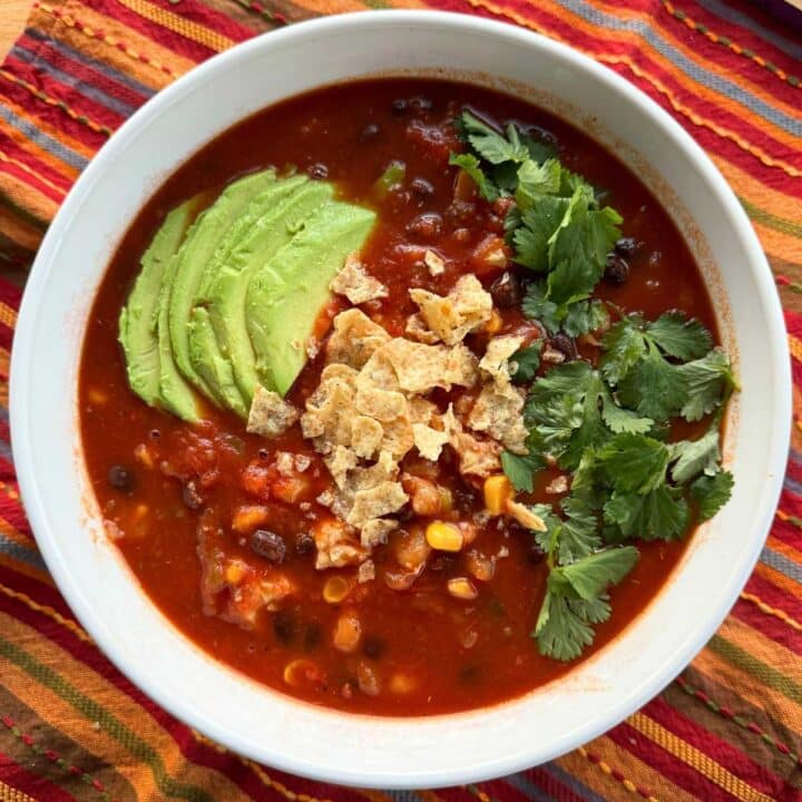 Easy Chicken Tortilla Soup Recipe (with Hominy) - The Dinner-Mom